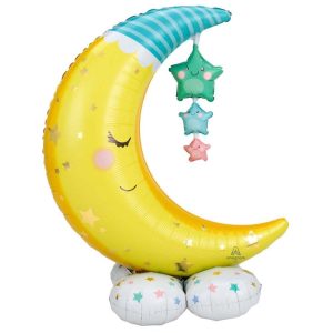 Balão Gigante Lua E Estrelas 139Cm