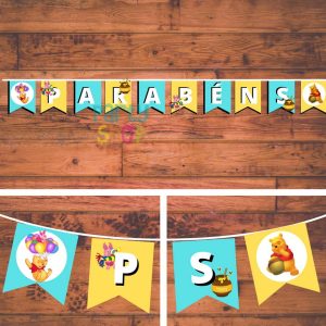 Bandeirola Para O Tema Whinie The Poo