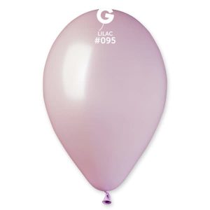 100 Balões Lilás Metalizados de 28 cm GEMAR