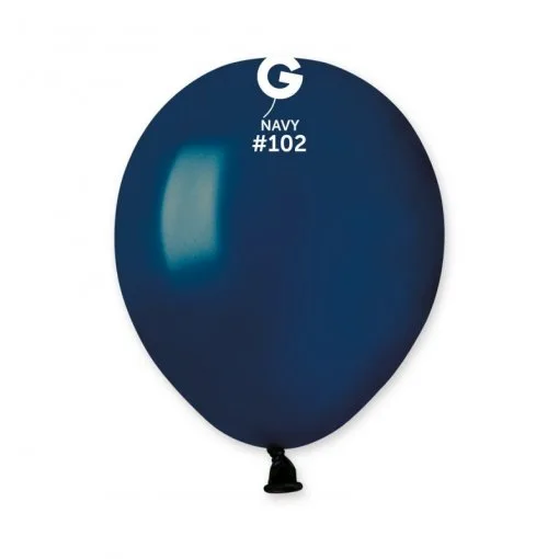 100 Balões Azul Marinho pequenos de 13 cm GEMAR - Image 2