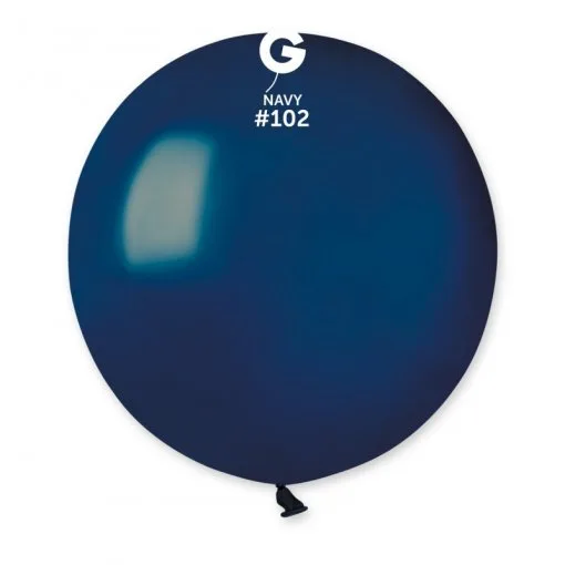 50 Balões Azul Marinho de 48 cm GEMAR - Image 2