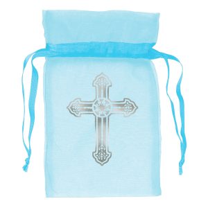 12 Sacos De Organza Batizados E Comunhão