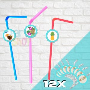 12 Palhinhas Para Festa De Tropical