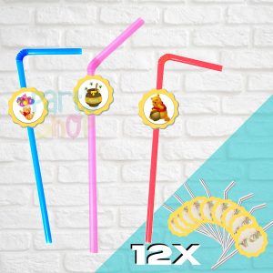 12 Palhinhas Para Festa De Whinie The Poo