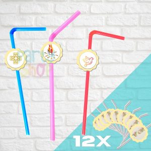 12 Palhinhas Para Festa De Crisma