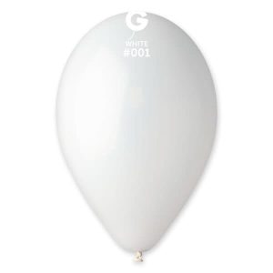 100 Balões Brancos de 26 cm GEMAR