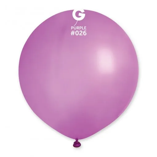 50 Balões Roxo neon de 48 cm GEMAR - Image 2